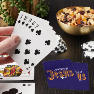 I'M HOOKED ON JESUS PLAYING CARDS