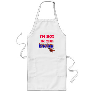 I'm hot in the kitchen apron