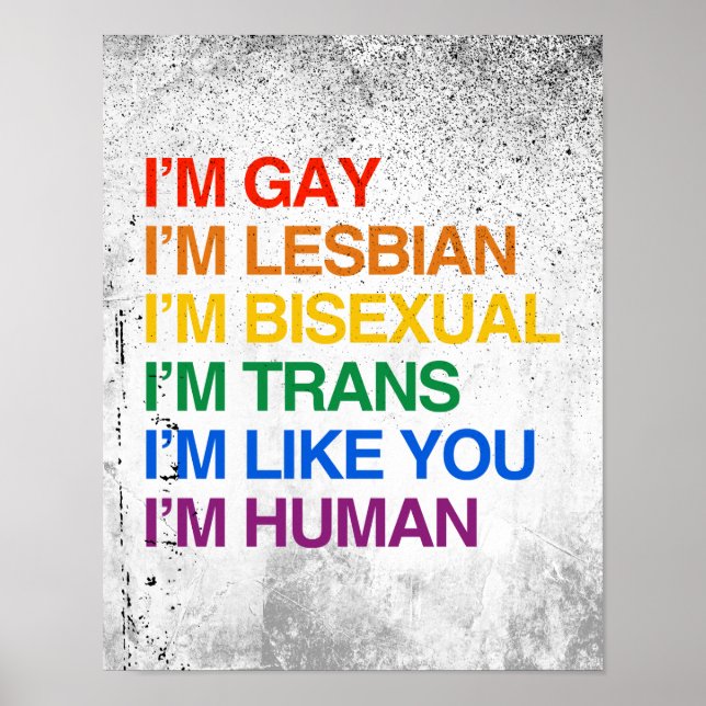 I'm Human Like You Poster (Front)