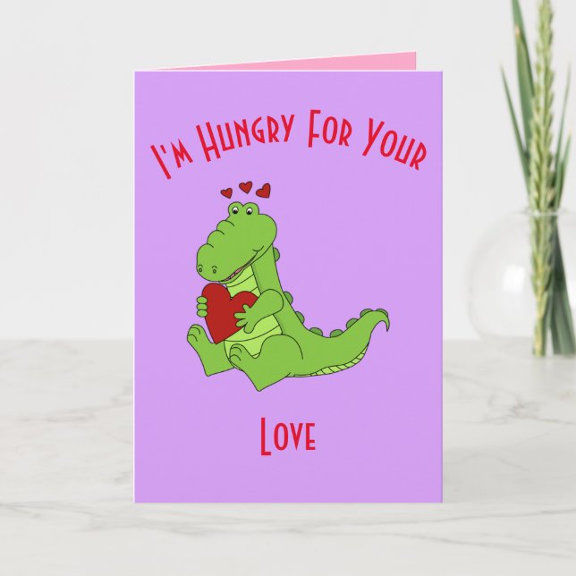 I'm Hungry For Your Love Holiday Card (Front)