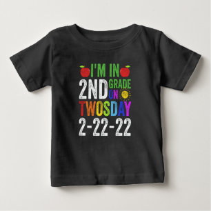 Im in 2nd Grade On Twosday February 22nd 2022 Baby T-Shirt