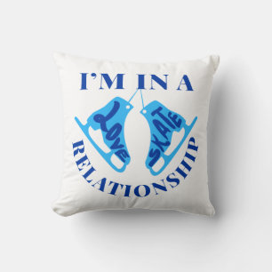 I'm in a Love Skate Relationship Figure Skating Cushion