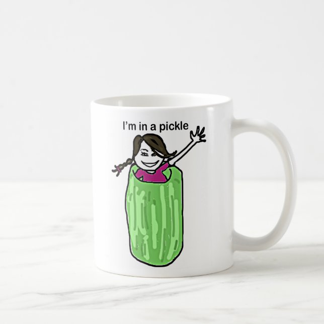 I'm in a Pickle! Coffee Mug (Right)