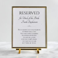 I'm In Heaven For Wedding Uncle of Bride Memorial