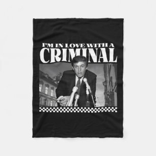 I'm In Love With A Criminal  Fleece Blanket