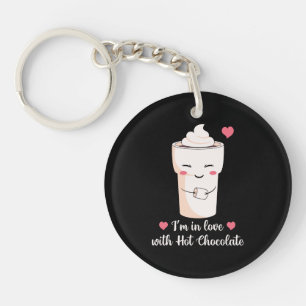 I'm In Love With Hot Chocolate Key Ring