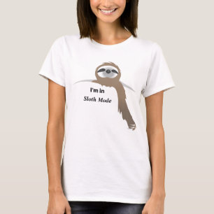 I'm In Sloth Mode Sloth Inside Ripped T-Shirt