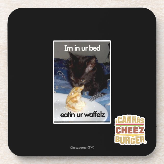 Im in ur bed coaster (Front)