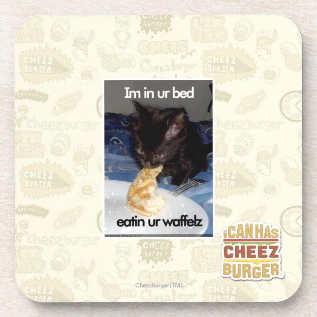 Im in ur bed coaster (Front)