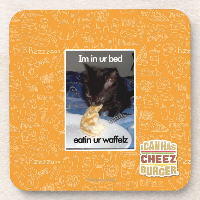 Im in ur bed coaster (Front)