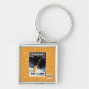 Im in ur bed key ring