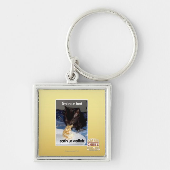 Im in ur bed key ring (Front)