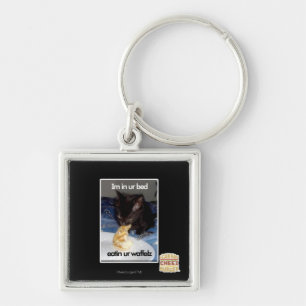 Im in ur bed key ring