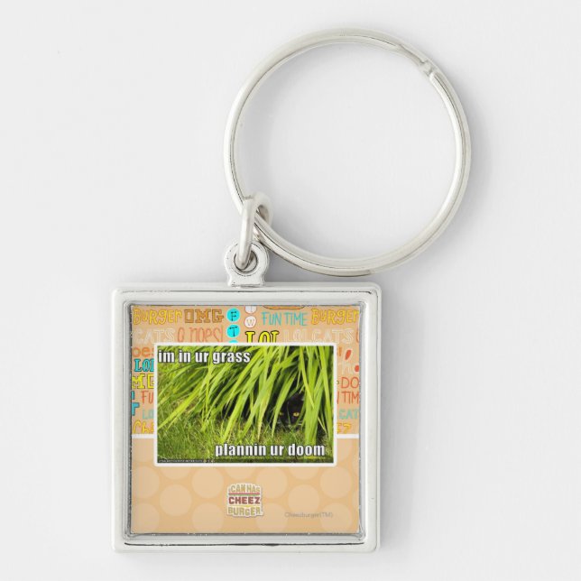 im in ur grass key ring (Front)