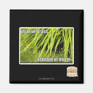 im in ur grass magnet