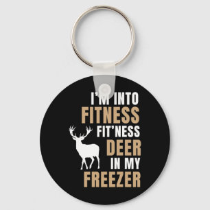 I'm Into Fitness Deer Freezer Funny Deer Hunting H Key Ring