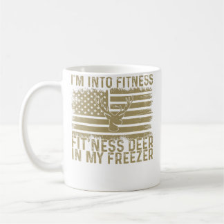 I'M Into Fitness Fit'Ness Deer In My Freezer Deer  Coffee Mug