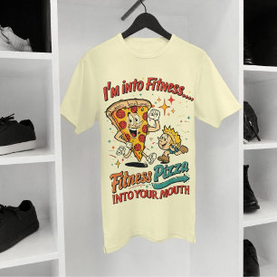 I'm Into Fitness Fit'ness Pizza In My Mouth   Tri-Blend Shirt