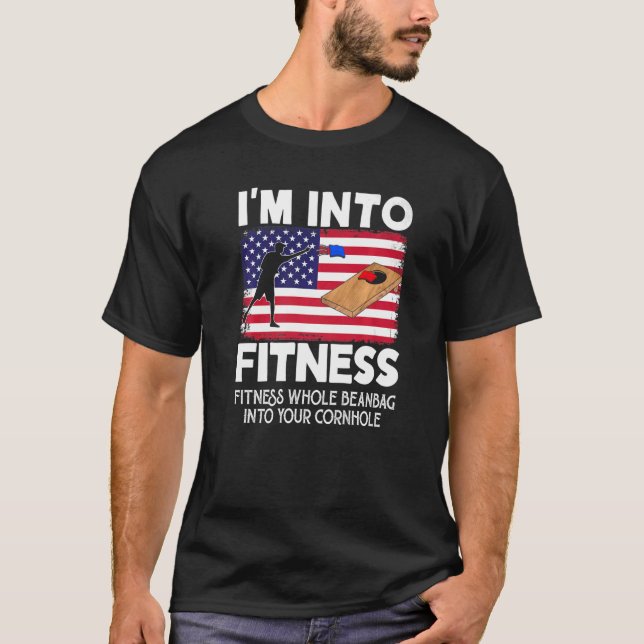 I'm Into Fitness Fitness Whole Beanbag Into your C T-Shirt (Front)