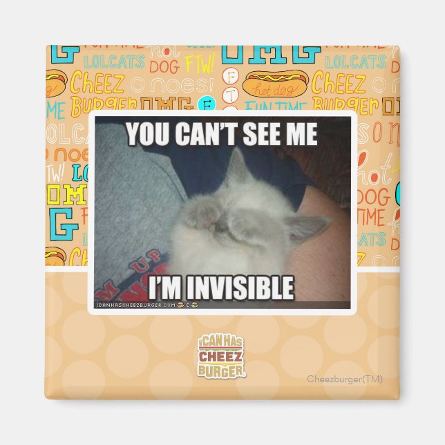 I'm Invisible Magnet (Front)