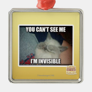 I'm Invisible Metal Tree Decoration