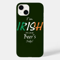 I'm Irish On My Beer's Side wt Irish Flag iphcnt