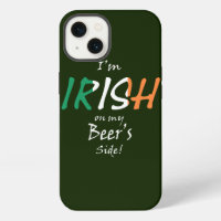 I'm Irish On My Beer's Side wt Irish Flag iphcnt