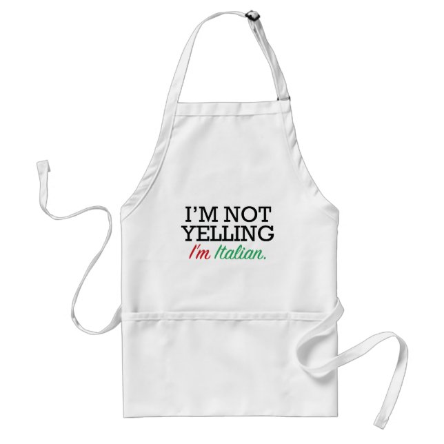 I'm Italian Standard Apron (Front)