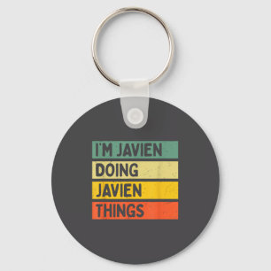 I'm Javien Doing Javien Things Funny D Quote Key Ring
