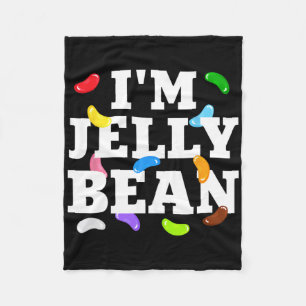 I'm Jelly Bean Halloween Candy Costume Fleece Blanket
