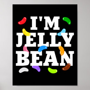 I'm Jelly Bean Halloween Candy Costume Poster