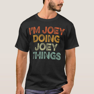 Im Joey Doing Joeyhings Vintage Funny Christmas fr T-Shirt