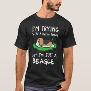I'm Just A Beagle Dog Sleeping  Puppy T-Shirt