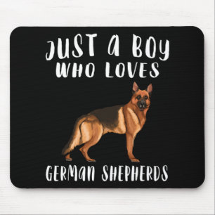 Im Just A Boy Who Loves German Shepherd Mouse Pad