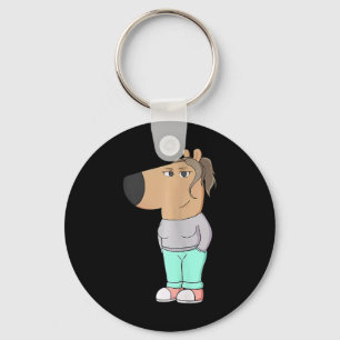 I'm Just A Chill Girl Meme Funny Chill 5  Key Ring