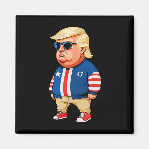 I'm Just A Chill Guys Trump Funny Chill Guy Meme Magnet