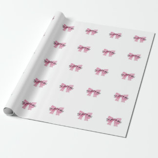 I'm Just A Girl Bow Wrapping Paper| Cute Coquette Paper