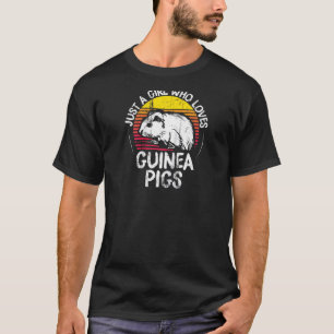 I'm Just A Girl Who Loves Guinea Pigs Raglan T-Shirt