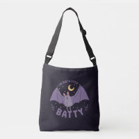 I'm Just A Little Batty Funny Halloween Bat Pun