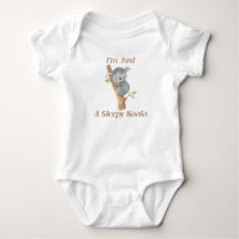 I'm Just a Sleepy Koala Cute Baby Design