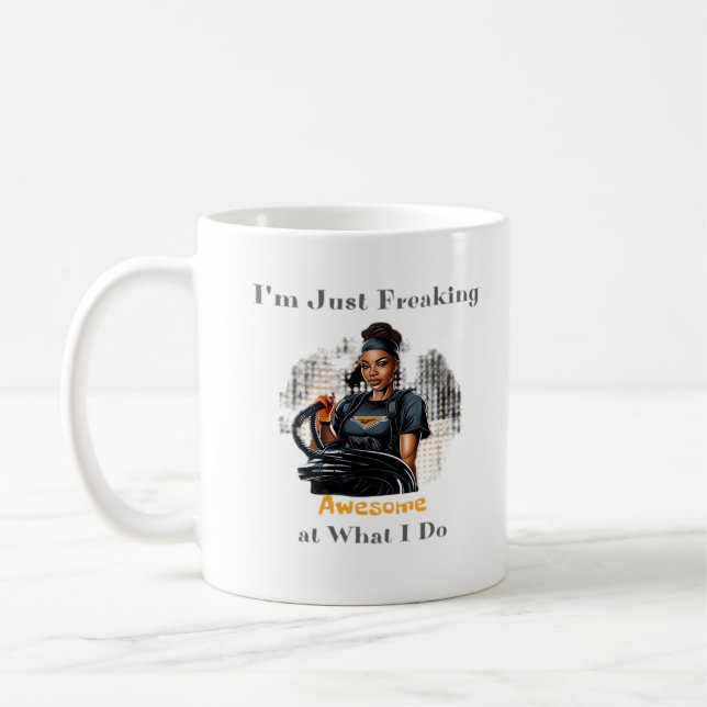 I'm Just Freaking ... Classic Coffee Mug (Left)