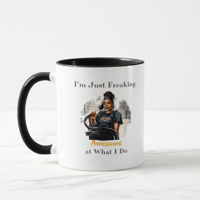 I'm Just Freaking ... Classic Mug (Left)