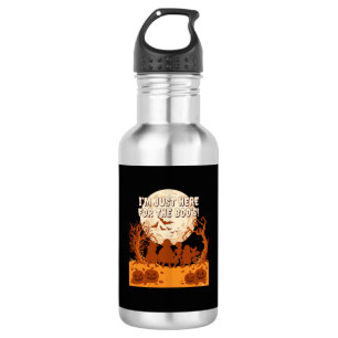 Im Just Here Boos Halloween Kids Silhouette Moon P 532 Ml Water Bottle