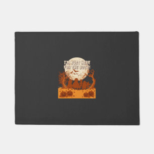 Im Just Here Boos Halloween Kids Silhouette Moon P Doormat