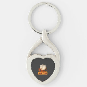 Im Just Here Boos Halloween Kids Silhouette Moon P Key Ring