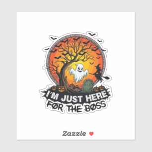 Im Just Here Boss Halloween Ghost Witch Pumpkins_1