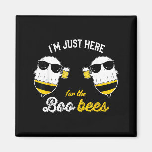 Im just Here for The Boo Bees Halloween Funny Magnet