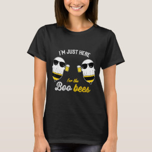 Im just Here for The Boo Bees Halloween Funny T-Shirt
