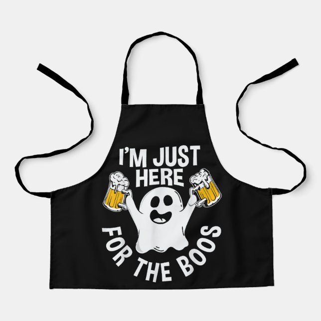  I'm Just Here For The Boos  Apron (Front)
