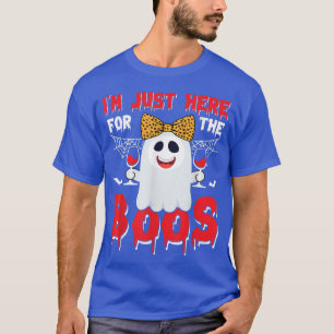 I'm Just Here For The Boos Beer Funny Ghost Hallow T-Shirt